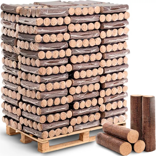 Briquetas de madera dura (roble y haya)